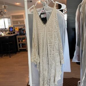 Cream Crochet Cover-Up